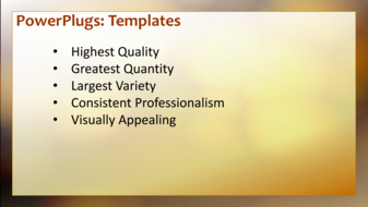 PowerPoint Template - Print Slide