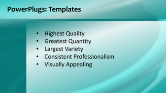 PowerPoint Template - Print Slide
