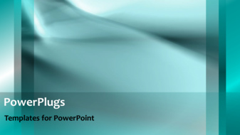  Presentation with video - A short video of an abstract light blue background - widescreen format