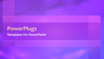 a Purple Background with Waves and Bullet Points - Widescreen Format