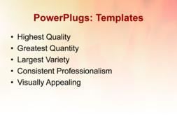 PowerPoint Template - Print Slide