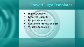 PowerPoint Template - Print Slide