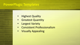 PowerPoint Template - Print Slide