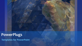  Presentation with transparent earth - Animated depiction of transparent rolling earth globe - widescreen format