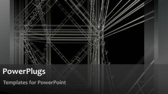  Presentation with industrial - A short video showing an abstract of an industrial layout - widescreen format