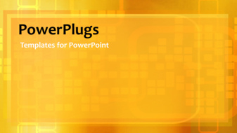  Presentation with abstract animated - Animated digital depiction with orange squares moving on black background - widescreen format