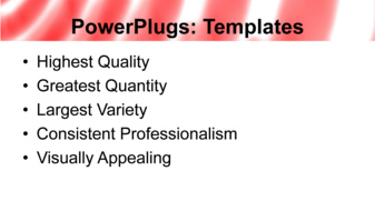 PowerPoint Template - Print Slide
