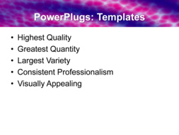 PowerPoint Template - Print Slide
