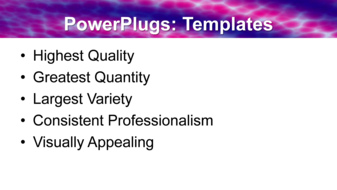 PowerPoint Template - Print Slide