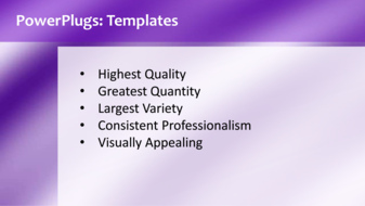 PowerPoint Template - Print Slide