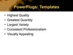 PowerPoint Template - Print Slide