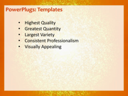 PowerPoint Template - Print Slide
