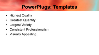 PowerPoint Template - Print Slide