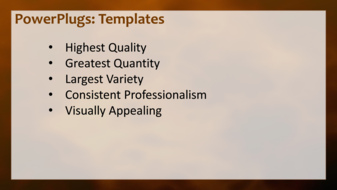 PowerPoint Template - Print Slide