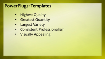 PowerPoint Template - Print Slide