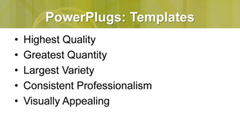 PowerPoint Template - Print Slide