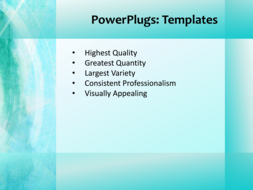 PowerPoint Template - Print Slide