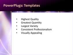 PowerPoint Template - Print Slide
