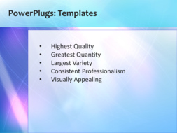 PowerPoint Template - Print Slide