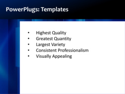 PowerPoint Template - Print Slide