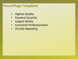 PowerPoint Template - Print Slide
