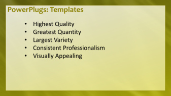 PowerPoint Template - Print Slide