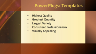PowerPoint Template - Print Slide