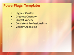 PowerPoint Template - Print Slide