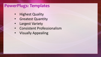 PowerPoint Template - Print Slide