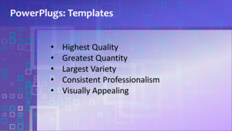 PowerPoint Template - Print Slide