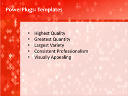 PowerPoint Template - Print Slide