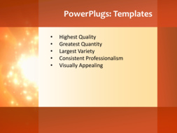 PowerPoint Template - Print Slide