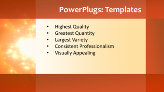 PowerPoint Template - Print Slide