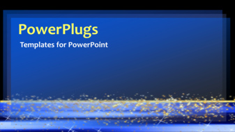  Presentation with blue video - A short video of an abstract blue colored  background - widescreen format