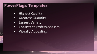 PowerPoint Template - Print Slide