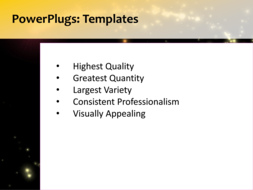 PowerPoint Template - Print Slide