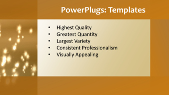PowerPoint Template - Print Slide