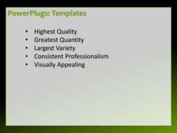 PowerPoint Template - Print Slide