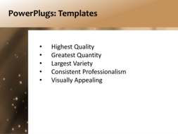 PowerPoint Template - Print Slide