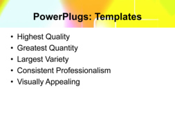 PowerPoint Template - Print Slide
