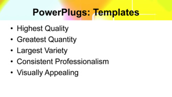 PowerPoint Template - Print Slide