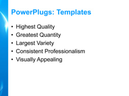 PPT Template - Text Slide