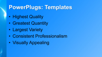 PowerPoint Template - Print Slide