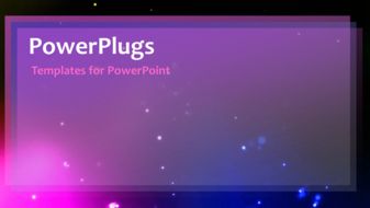  Presentation with particle - Moving particles with different colors