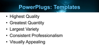 PowerPoint Template - Print Slide