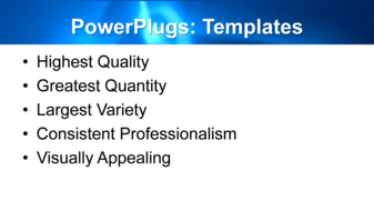 PowerPoint Template - Print Slide