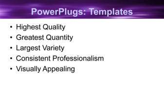 PowerPoint Template - Print Slide