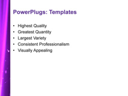 PowerPoint Template - Print Slide
