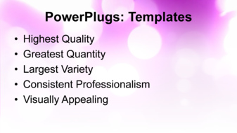 PowerPoint Template - Print Slide