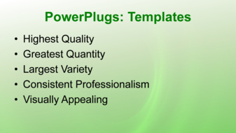 PowerPoint Template - Print Slide